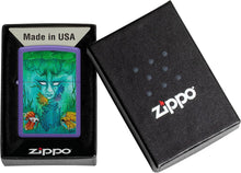 Load image into Gallery viewer, Zippo Sean Dietrich Brackish Design Purple Matte Pocket Lighter