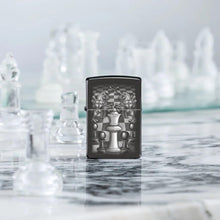 Load image into Gallery viewer, Zippo Lighter- Personalized Custom Message Engraved on Back Game Zippo Windproof Lighter Chess 48762