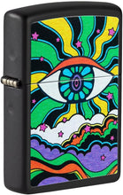 Load image into Gallery viewer, Zippo Black Light Eye Design Pocket Lighter