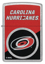 Load image into Gallery viewer, Zippo Lighter - Custom Engraved with Your Message for NHL Carolina Hurricanes 2024 Street Chrome Pocket Lighter 46185