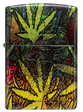Load image into Gallery viewer, Zippo Lighter - Custom Engraved with Your Message for Fungi Fusion Design 540 Tumbled Brass Pocket Lighter 46387