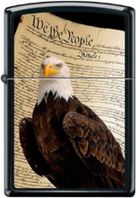 Load image into Gallery viewer, Zippo Lighter- Personalized for US Patriotic We The People Bald Eagles Z5522
