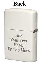 Load image into Gallery viewer, Zippo Lighter- Personalized Engrave Glow in The Dark Aliens and Spaceship 49487