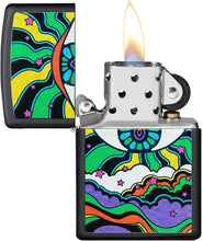 Load image into Gallery viewer, Zippo Black Light Eye Design Pocket Lighter