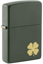 Load image into Gallery viewer, Zippo Lighter- Personalized Engrave Lucky Clover Shamrock Irish Leaf Luck 49796