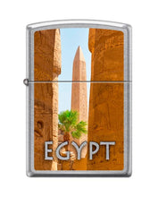 Load image into Gallery viewer, Zippo Lighter-Obelisk Egypt Street Chrome Windproof Lighter #Z5387
