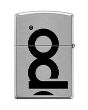 Load image into Gallery viewer, Zippo Lighter- Zippo and Flame Logo Windproof Lighter (Zippo Large Font #Z6031)