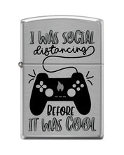 Load image into Gallery viewer, Zippo Lighter-Gaming Design Brushed Chrome Windproof Lighter #Z5414