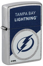 Load image into Gallery viewer, Zippo Lighter - Custom Engraved with Your Message for NHL Tampa Bay Lightning 2024 Street Chrome Pocket Lighter 46207