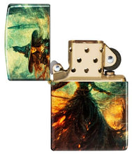 Load image into Gallery viewer, Zippo Lighter - Custom Engraved with Your Message for Fire Mage Design 540 Tumbled Brass Pocket Lighter 46275