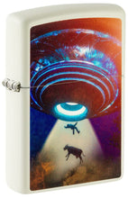 Load image into Gallery viewer, Zippo Lighter- Personalized Message Engrave Glow in The Dark UFO #49838