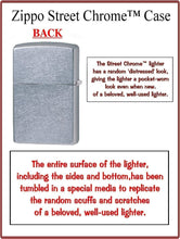 Load image into Gallery viewer, Zippo Lighter- USMC Eagle USA Marine Corps Street Chrome Windproof Lighter #Z112
