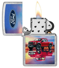 Load image into Gallery viewer, Zippo Lighter - Custom Engraved with Your Message for Ford F-Series Design Street Chrome Pocket Lighter 46220