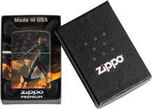 Load image into Gallery viewer, Zippo Lighter - Customized Message on Knight and Dragon 540 Matte Pocket 46284