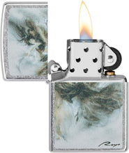 Load image into Gallery viewer, Zippo Luis Royo Design Street Chrome Pocket Lighter
