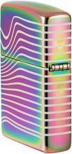 Load image into Gallery viewer, Zippo Lighter- Personalized Message for Geometric Patterns Wavy Pattern 48775