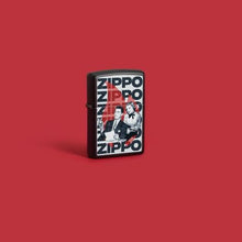 Load image into Gallery viewer, Zippo Lighter - Custom Engraved with Your Message for Lighter, Metal, Black, One Size 46475