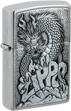 Load image into Gallery viewer, Zippo Lighter- Personalized Message Engrave for Dragon Dragon Emblem 48902