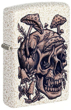 Load image into Gallery viewer, Zippo Lighter - Personalized Custom Message Engrave on Back on Mushroom Windproof Zippo Lighter (Skullshroom #49786)
