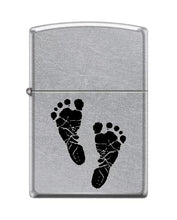 Load image into Gallery viewer, Zippo Lighter-Baby Feet Street Chrome Windproof Lighter #Z5366