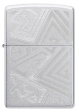 Load image into Gallery viewer, Zippo Lighter - Custom Engraved with Your Message - Which Way Design, Engraved - Satin Chrome 46481