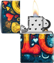 Load image into Gallery viewer, Zippo Lighter - Customized Message on Love Mural 540 Matte Pocket Lighter 46283