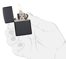 Load image into Gallery viewer, Zippo Lighter – Personalized Custom Message Engraved Windproof Classic Pocket Lighter Black Matte
