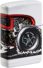 Load image into Gallery viewer, Zippo Lighter - Custom Message Engrave on Backside Hot Rod Car - 540 Color 48660