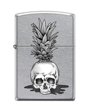 Load image into Gallery viewer, Zippo Lighter- Personalized Engrave Pineapple Skull #Z5380