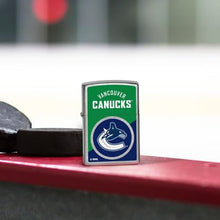 Load image into Gallery viewer, Zippo Lighter - Custom Engraved with Your Message for NHL Vancouver Canucks 2024 Street Chrome Pocket Lighter 46209