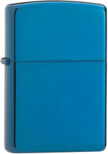 Load image into Gallery viewer, Zippo Lighter - Personalized Message Engraved on Backside Unique Classic High Polish Blue Windproof Lighter 20446