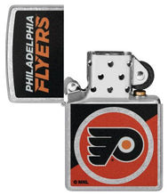 Load image into Gallery viewer, Zippo Lighter - Custom Engraved with Your Message for NHL Philadelphia Flyers 2024 Street Chrome Pocket Lighter 46202