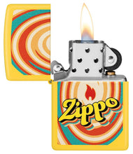 Load image into Gallery viewer, Zippo Lighter - Customized Message Swirls Design Sunflower Pocket Lighter 46570