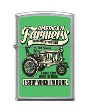 Load image into Gallery viewer, Zippo Lighter- Personalized for Tradesman American Farmers Tractor Z5381