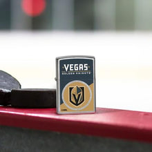 Load image into Gallery viewer, Zippo Lighter - Custom Engraved with Your Message for NHL Vegas Golden Knights 2024 Street Chrome Pocket Lighter 46210