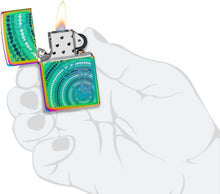 Load image into Gallery viewer, Zippo Cannabis Leaf Design Multi Color Pocket Lighter
