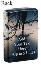 Load image into Gallery viewer, Zippo Lighter - Customized Message Haunted House - Glow-in-The-Dark Green 48922