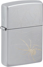 Load image into Gallery viewer, Zippo Lighter- Personalized Engrave Animals Outdoors Nature Spider Web 48767