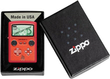 Load image into Gallery viewer, Zippo Lighter - Customized Message Zippotronic Red Matte Pocket Lighter 46700