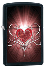 Load image into Gallery viewer, Zippo Lighter- Personalized Engrave on Heart Design Love Heart #Z458