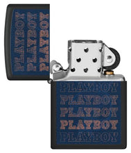 Load image into Gallery viewer, Zippo Lighter - Custom Engraved with Your Message for Black Light Rabbit Design Black Matte Pocket Lighter 46272
