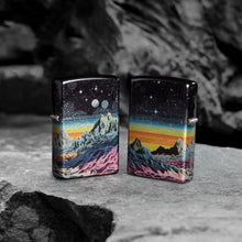 Load image into Gallery viewer, Zippo - Customized Message on Space in Color 540 Tumbled Chrome Pocket 46432