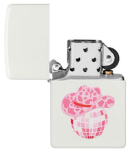 Load image into Gallery viewer, Zippo Lighter - Custom Engraved with Your Message - Honky Tonk Design - White Matte 46468