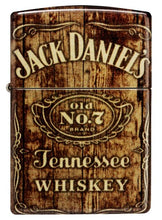 Load image into Gallery viewer, Zippo Lighter - Custom Engraved with Your Message for Jack Daniel's® Barrel Design 540 Tumbled Brass Pocket Lighter 46278