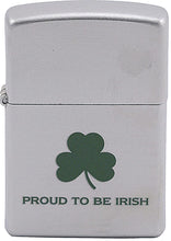 Load image into Gallery viewer, Zippo Lighter- World Country Map Flag Windproof Lighter (Shamrock Clover Z195)