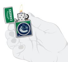 Load image into Gallery viewer, Zippo Lighter - Custom Engraved with Your Message for NHL Vancouver Canucks 2024 Street Chrome Pocket Lighter 46209