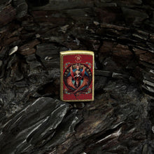 Load image into Gallery viewer, Zippo - Customized Message on Anne Stokes Copperwing Dragon Street Brass 46689