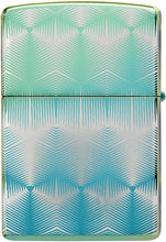 Load image into Gallery viewer, Zippo Pattern 360 Design High Polish Teal Pocket Lighter