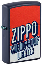 Load image into Gallery viewer, Zippo Lighter - Custom Engraved with Your Message for Lighter, Metal, Blue, One Size 46486