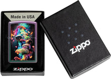 Load image into Gallery viewer, Zippo Lighter - Custom Message Engrave Colorful Mushrooms - Iridescent 48929